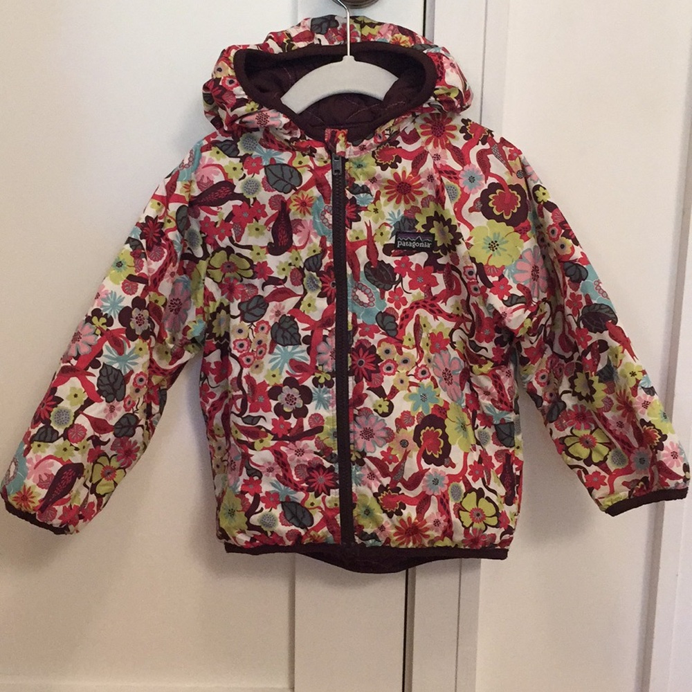 Patagonia Girls 3T Reversible Puff Jacket